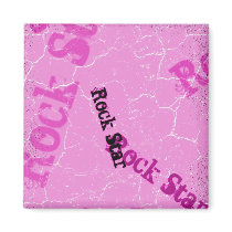 Pink Rock Star magnets by Designsbyme Pink Rock Star magnets