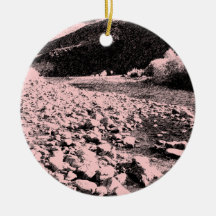 Pink Rocks Christmas Tree Ornament