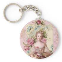 Pink Rococo Keychain