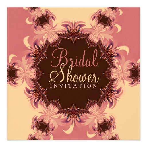 Pink Romance Bridal Shower Invitation