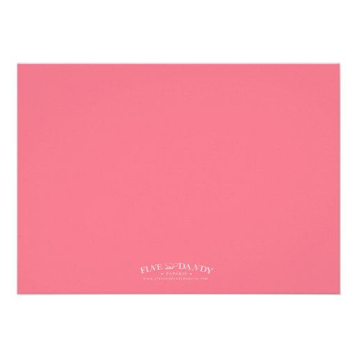 PINK ROSARY BEADS | BAPTISM INVITATION