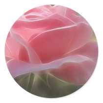 Pink Rose 3 Angelic stickers by LivingNature Pink Rose 3 Angelic stickers