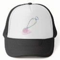 Pink Rose and Pastry Bag hats by White_Wedding Pink Rose and Pastry Bag hats