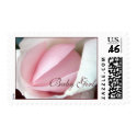 Pink Rose Baby Girl Stamp by cgilberg Pink Rose Baby Girl Stamp