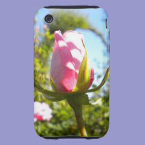 Pink Rose Bud iPhone 3 case casemate cases
