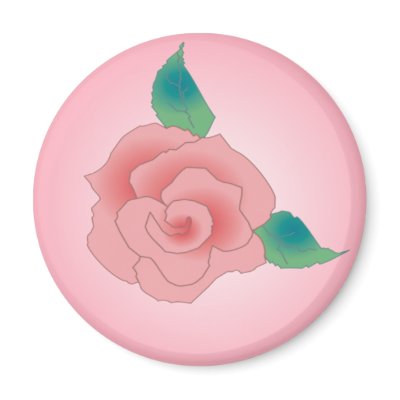 PINK ROSE by SHARON SHARPE Magnet by sharonsharpe
