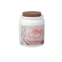 Pink Rose candy jar candy jars