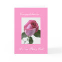 pink rose, Congradulations...., A New Baby Girl! cards by Rmunnie pink rose, Congradulations...., A New Baby Girl! cards