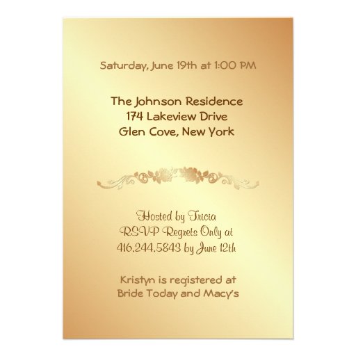 Pink Rose Elegance - Shower Invitation