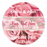 Pink Rose Elegance Stickers