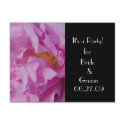 Pink Rose Engagement Party Invitation postcards