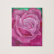 Pink Rose Flower puzzles