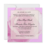 Pink Rose Flower Wedding invitations