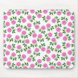 Pink Rose Garden Mousepad