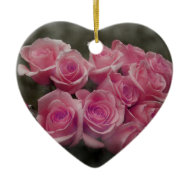 Pink rose group bunch photograph design ornament