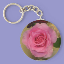 Pink Rose Keychain keychains