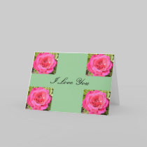pink rose love cards by cardart pink rose love cards