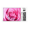 Pink Rose, Love Stamp by bkang22 Pink Rose, Love Stamp