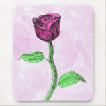 Pink Rose. Mouse Pad