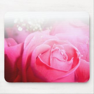 Pink Rose Mousepad mousepad