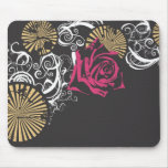 Pink rose Mousepad