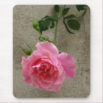 Pink Rose Mousepad Horizontal mousepads
