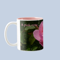 Pink Rose Mug by MadLizzy Pink Rose Mug