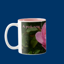 Pink Rose Mug mugs