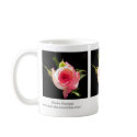 pink rose Mug