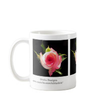 pink rose Mug