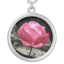 Pink Rose necklace necklaces