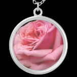 Pink Rose Necklace