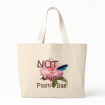 Pink Rose "not plastic" bag