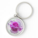 Pink Rose of love keychains