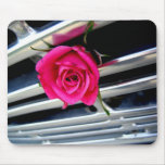 Pink Rose on Grill Mousepad