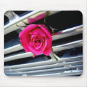Pink Rose on Grill Mousepad