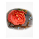 Pink Rose on Metal Mallet Bells Custom Invites