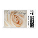 Pink Rose, Our Wedding postage by DoodleBugTees Pink Rose, Our Wedding postage