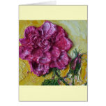 Pink Rose Painting Love Mom Card