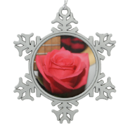 Pink rose pale hat music image ornaments