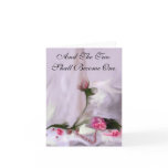 Pink Rose Pearls Wedding Dove Invitation Cards