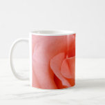 pink rose petals coffee mug