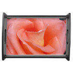 pink rose petals serving tray