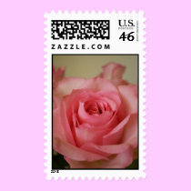 Pink Rose postage