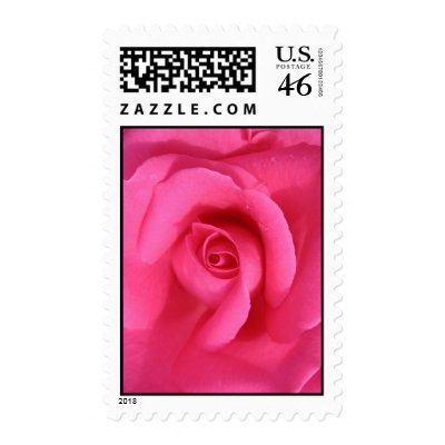 Pink Rose Postage