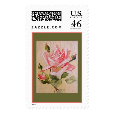 Pink Rose Stamps