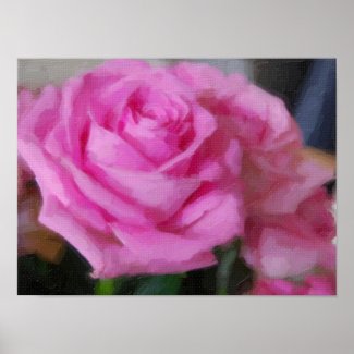 Pink Rose poster print