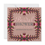 Pink Rose Romance Bridal Shower Invitation