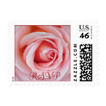 Pink Rose RSVP Stamp