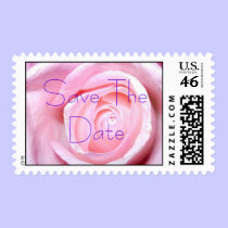 Pink Rose, Save The Date postage